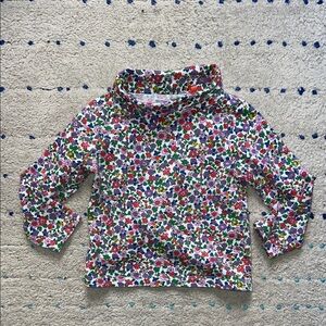 Mini Biden Floral high neck shirt